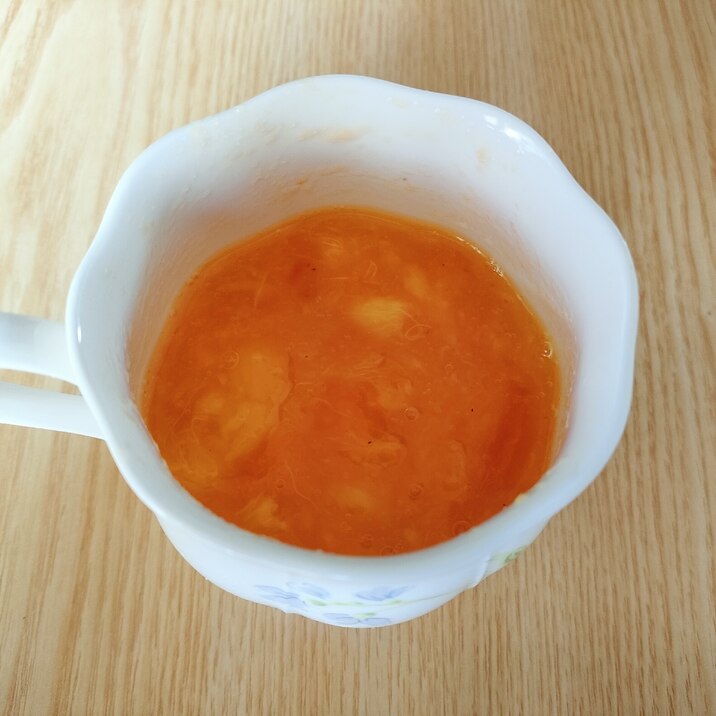完熟の柿で☆とろとろ柿ジュース
